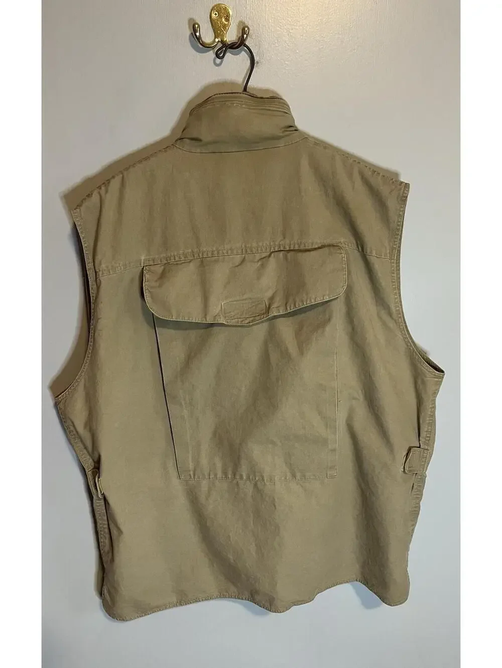 Vintage Banana Republic Safari Vest Mens XL Utility Multi Pocket Fishing 90s